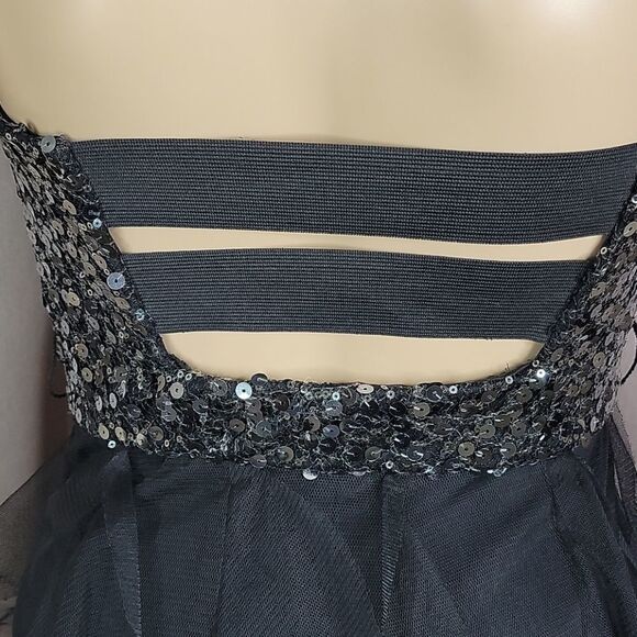 BLONDIE NITES BY STACEY SKLAR Sequined Prom Dress Size 3 - Picture 7 of 10